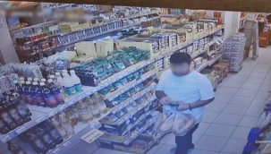 MARKET FARESİ POLİSTEN KAÇAMADI 