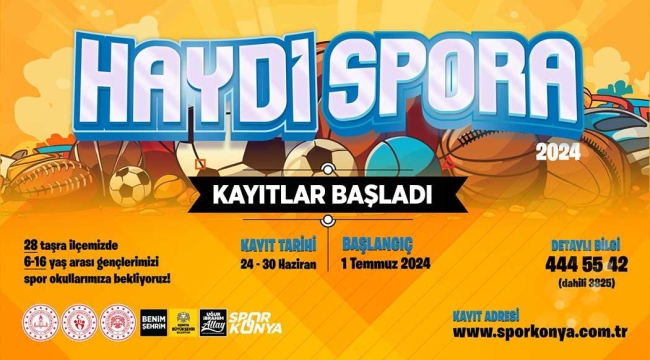 28 İLÇEDE BÜYÜKŞEHİR YAZ SPOR OKULLARI KAYIT HEYECANI BAŞLADI 