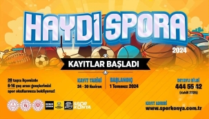 28 İLÇEDE BÜYÜKŞEHİR YAZ SPOR OKULLARI KAYIT HEYECANI BAŞLADI 