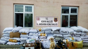  Akşehir'de Jandarma operasyonu: 1 ton 900 kilogram tütün ele geçirildi 