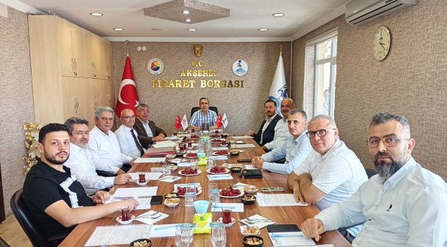 AKŞEHİR GIDA İHTİSAS ORGANİZE SANAYİ BÖLGESİ MÜTEŞEBBİS HEYET TOPLANTISI YAPILDI 