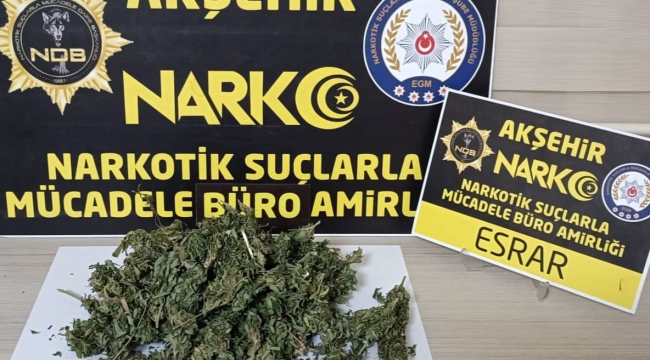 AKŞEHİR NARKOTİKTEN 8 GÖZALTI 2 TUTUKLAMA 