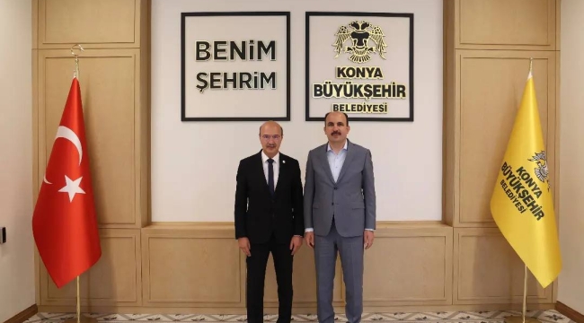 BAŞKAN KÖKSAL'DAN UĞUR İBRAHİM ALTAY'A ZİYARET 