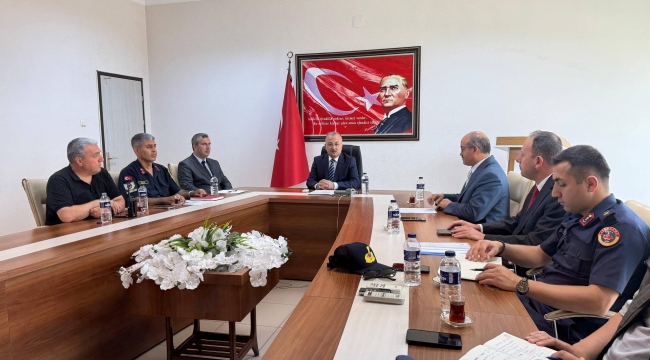 Orman Yangınları İle Mücadele Toplantısı... 