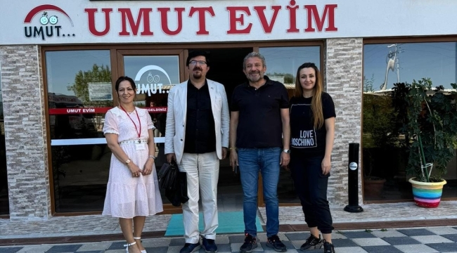 ŞAHİN'DEN UMUTEVİM'E ZİYARET 