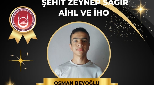 TÜRKİYE BİRİNCİSİ PROJE İHO'DAN 