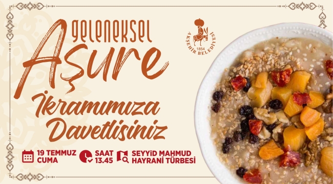 Akşehir Belediyesi'nden Geleneksel Aşure İkramı 
