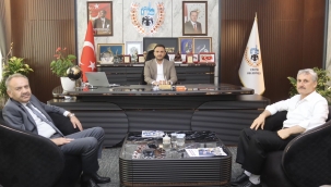 ARSLAN VE BAKIRCI'DAN BAŞKAN MEŞE'YE ZİYARET 