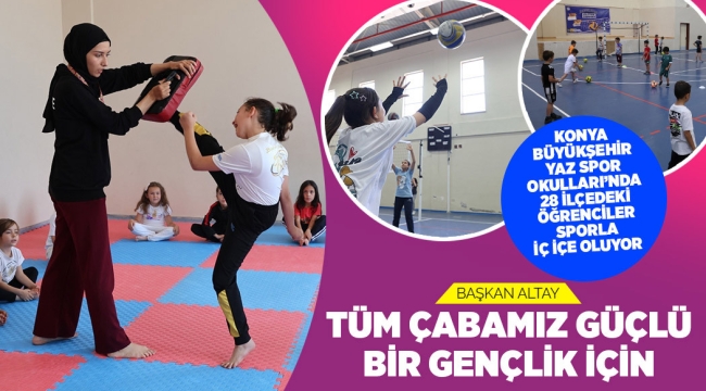 BAŞKAN ALTAY: "TÜM ÇABAMIZ GÜÇLÜ BİR GENÇLİK İÇİN"