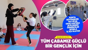 BAŞKAN ALTAY: "TÜM ÇABAMIZ GÜÇLÜ BİR GENÇLİK İÇİN" 