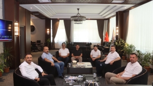 BAŞKAN ÖZTOKLU'DAN BAŞKAN MEŞE'YE ZİYARET 