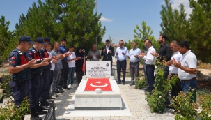 ÇELTİK'DE ŞEHİT MUSTAFA ÜNAL DUALARLA ANILDI 