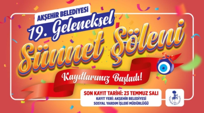 GELENEKSEL 'SÜNNET ŞÖLENİ' KAYITLARI BAŞLADI 
