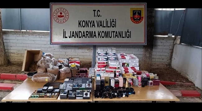 Jandarma'dan Ilgın ilçesinde kaçakçılık operasyonu! 