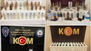 Konya polisinden kaçakçılık operasyonu: 20 gözaltı 