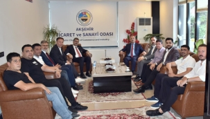 ORHAN ERDEM'DEN AKŞEHİR TİCARET ODASINA ZİYARET 
