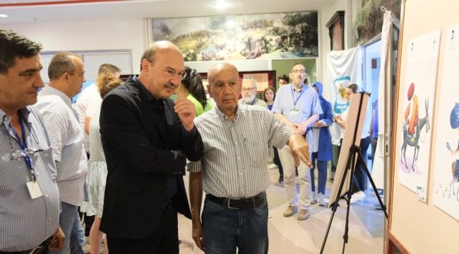 ŞİİR SERGİSİ VE RESİM SERGİLERİNİN AÇILIŞLARI GERÇEKLEŞTİRİLDİ 
