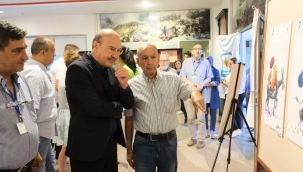 ŞİİR SERGİSİ VE RESİM SERGİLERİNİN AÇILIŞLARI GERÇEKLEŞTİRİLDİ 