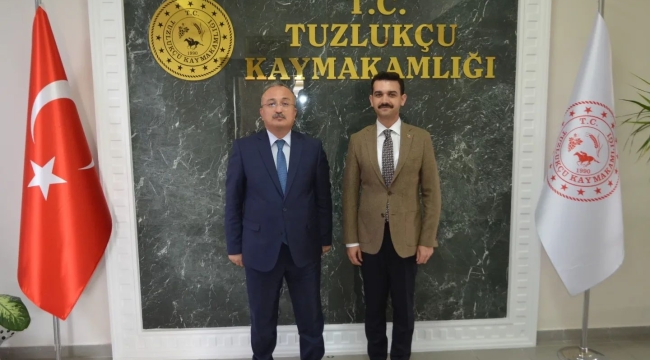 TUZLUKÇU KAYMAKAMI ÇINARKA'YA HAYIRLI OLSUN ZİYARETİ 