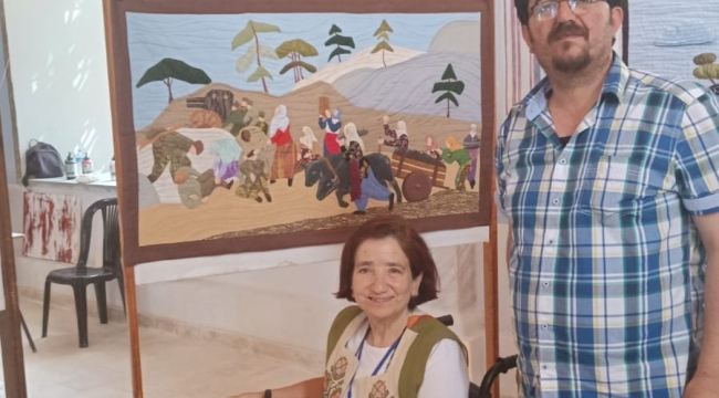 ZÜLFİYE KAÇAR'IN KIRK YAMA SERGİSİ BÜYÜK BEĞENİ TOPLADI 