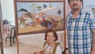 ZÜLFİYE KAÇAR'IN KIRK YAMA SERGİSİ BÜYÜK BEĞENİ TOPLADI 