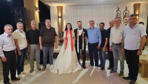 AK PARTİ AKŞEHİR DÜĞÜNDE BULUŞTU 