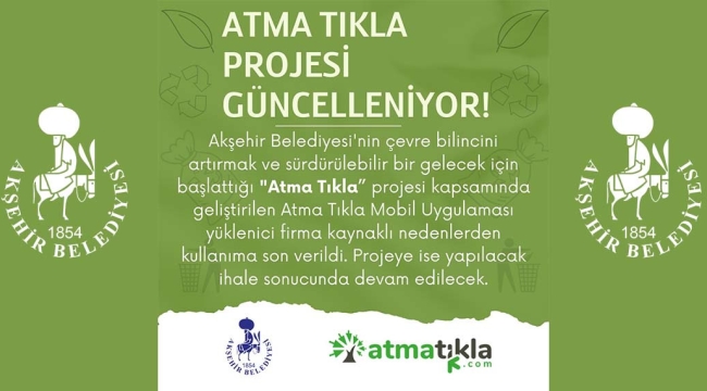 ATMA TIKLA PROJESİ GÜNCELLENİYOR!