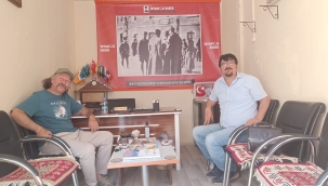 BAŞKAN ÇİNİ'DEN GAZETEMİZE ZİYARET 