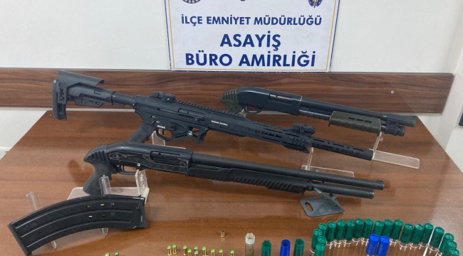 EMNİYET HAVAYA RAST GELE ATEŞ EDEN MAGANDALARI YAKALADI 