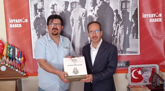 MÜFTÜ MÜJDECİ'DEN GAZETEMİZE ZİYARET 