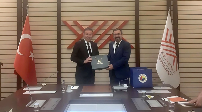TOBB Mesleki Eğitim Kurulundan YÖK Başkanlığına Ziyaret 