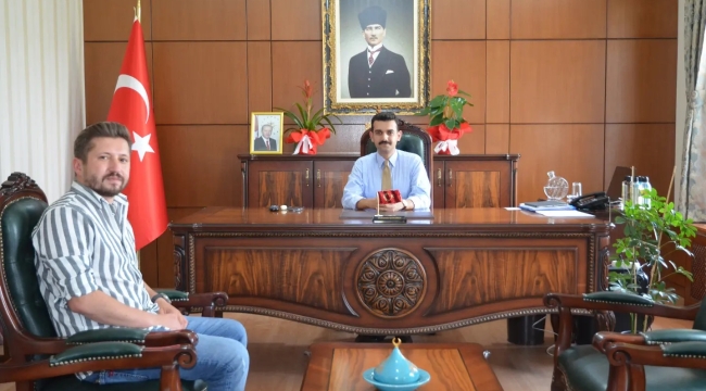YEDİYOL HOLDİNG'DEN KAYMAKAM ÇINARKA'YA HAYIRLI OLSUN ZİYARETİ 
