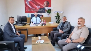 AK PARTİ AKŞEHİR'DEN  MÜDÜR SEZGİN'E HAYIRLI OLSUN ZİYARETİ 