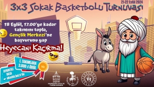 Akşehir'de 3X3 Sokak Basketbolu Turnuvası 