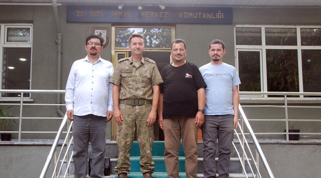 Akşehir Gazeteciler Cemiyeti'nden Garnizon Komutanı Albay Kutsal'a Ziyaret 