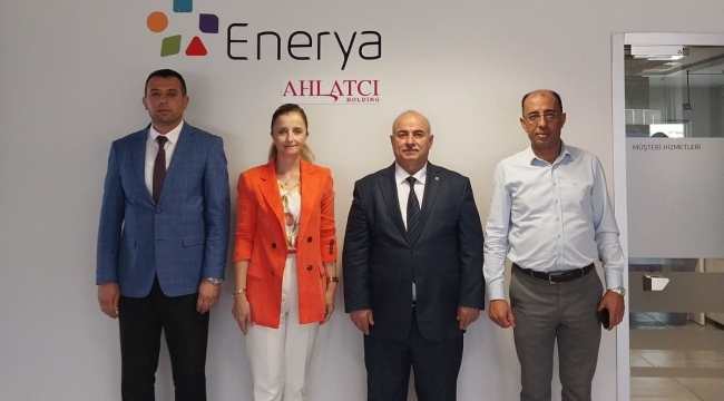 BAŞKAN ÖZTOKLU'DAN ENERYA'YA ZİYARET 