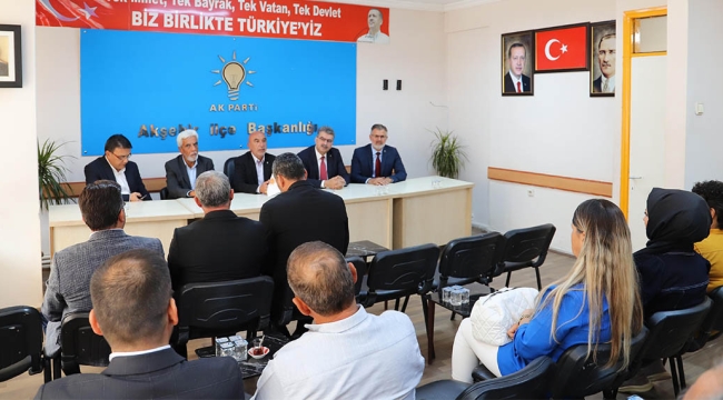 Erdem ve Angı'dan AK Parti Akşehir'e Ziyaret