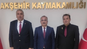 Harp Malulü Gaziler Derneği'nden Kaymakam Özel'e Teşekkür Ziyareti 