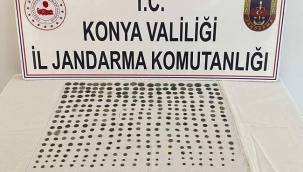 Jandarma'dan Kadınhanı'nda tarihi eser operasyonu