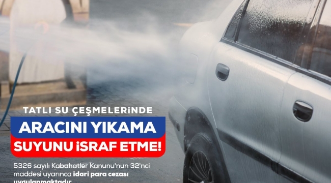 KONYA BÜYÜKŞEHİR TÜM KONYALILARI SU TASARRUFUNA DAVET ETTİ 