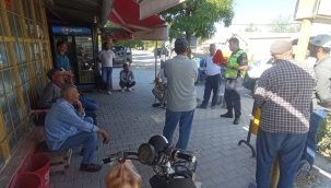 Konya'da jandarma ekiplerinden 146 vatandaşa trafik eğitimi 