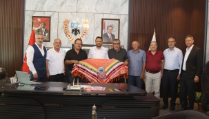 KONYA YÖRÜK TÜRKMEN DERNEĞİ'NDEN BAŞKAN MEŞE'YE ZİYARET 