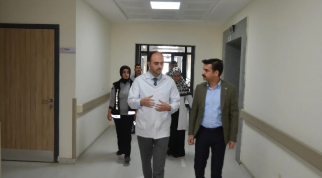 TUZLUKÇU KAYMAKAMI ÇINARKA'DAN DEVLET HASTANESİNE ZİYARET 