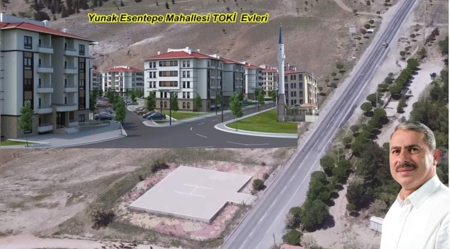 YUNAK'DA 3.ETAP TOKİ KONUTLARI 8 EKİM'DE İHALEYE ÇIKACAK