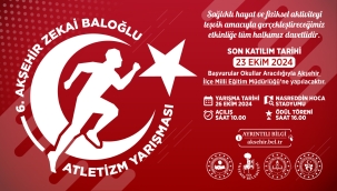 6. AKŞEHİR ZEKAİ BALOĞLU ATLETİZM YARIŞMASI BAŞLIYOR 