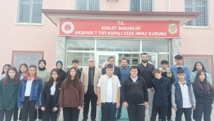 ADALET BÖLÜMÜ ÖĞRENCİLERİNDEN CEZAEVİNE MESLEKİ GEZİ 