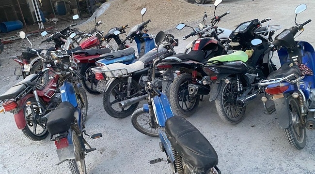 Akşehir'de motosikletlere yönelik Jandarma'dan trafik denetimi 