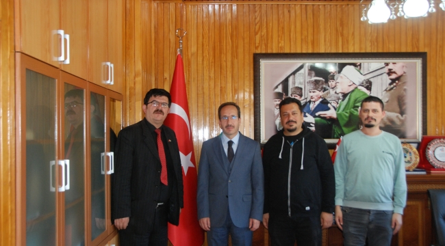 Akşehir Gazeteciler Cemiyeti'nden Müftü Müjdeci'ye Ziyaret 