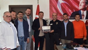 Akşehir Tso'dan Akşehir İlçe Emniyet Müdürlüğü ve Bölge Trafik Denetleme Amirliğine Ziyaret