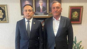 BAŞKAN ÇİL'DEN VEKİL KOÇAK'A ZİYARET 